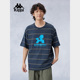 运动休闲圆领条纹短袖 新款 T恤K0E52TD83 秋季 Kappa卡帕男装