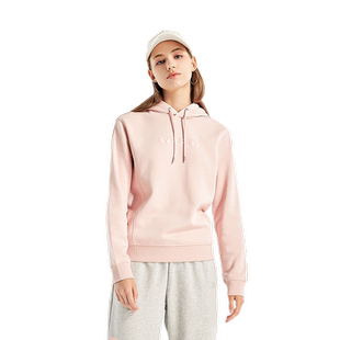 Kappa卡帕女装冬季新款运动休闲加绒保暖连帽卫衣K0B82MT03