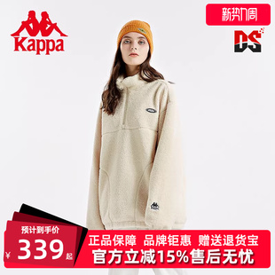 新款 秋季 半拉摇粒绒休闲套头卫衣K0BY2WT03D 女装 Kappa卡帕男装