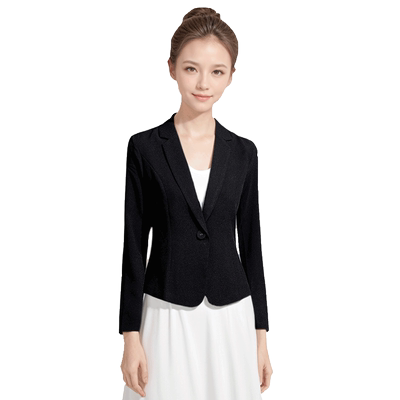 迪芺雪纺小西装外套女夏百搭短款
