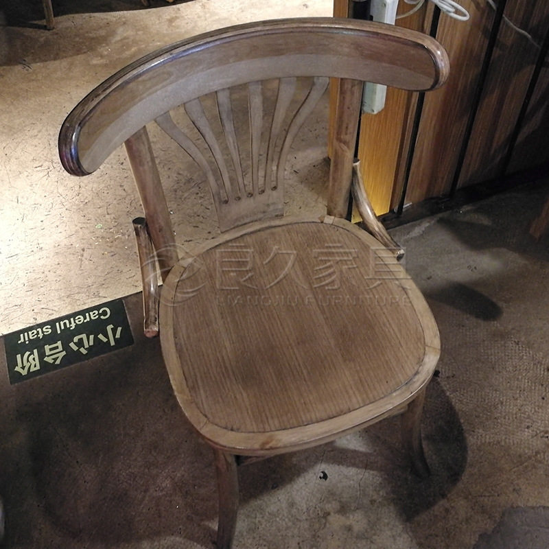 胡桃里音乐餐厅实木餐椅休闲吧咖啡厅北欧椅子特色主题餐厅实木椅