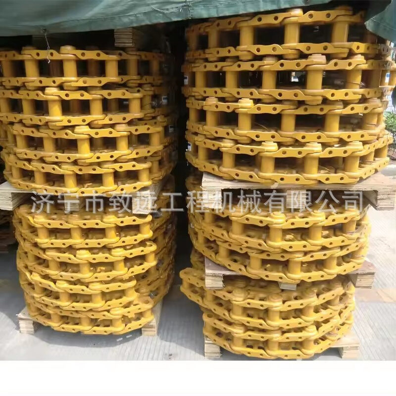 推土机链条山推D8N链轨筋链骨矿山型配件厂家D9N推土机履带总成