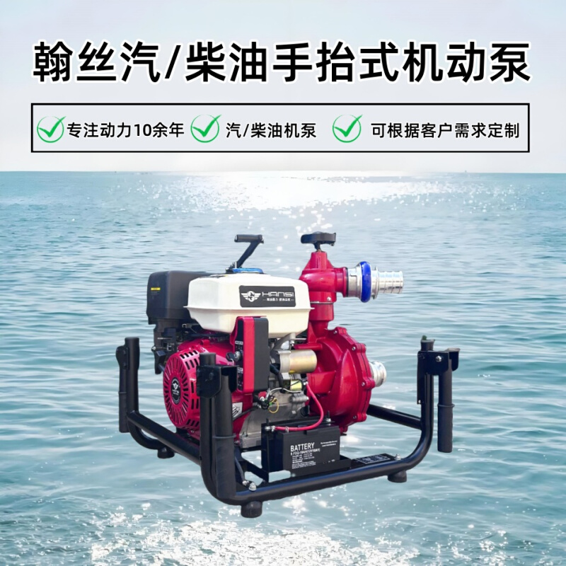 2寸50mm铸铁自吸高压水泵145米大扬程上水果树灌溉抗旱浇地抽水机