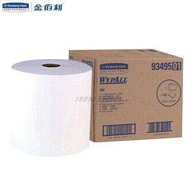 金佰利 93495B WYPALL*劲拭*X60大卷式型擦拭布 白色 一箱废布