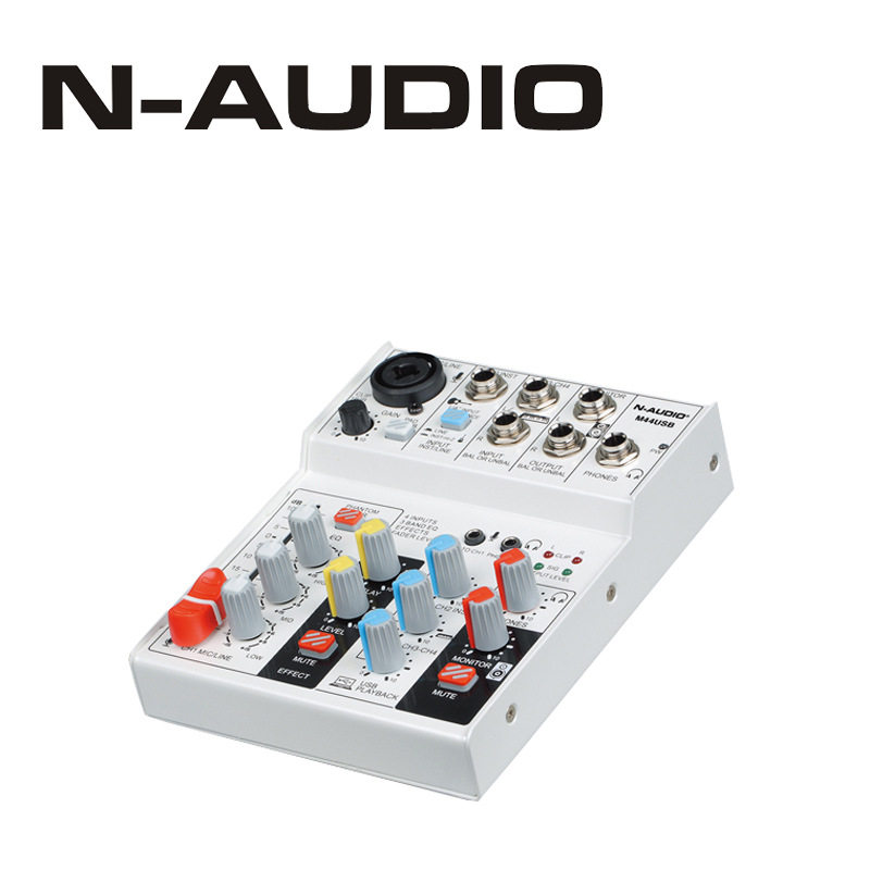 M44USB USB接口调音台 USB调音台 录音声卡 录音调音台混音调音台