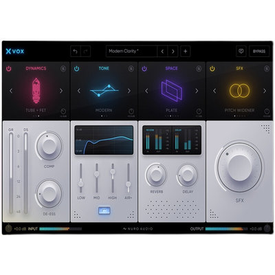 Nuro Audio Xvox 傻瓜一键人声处理效果器插件WIN