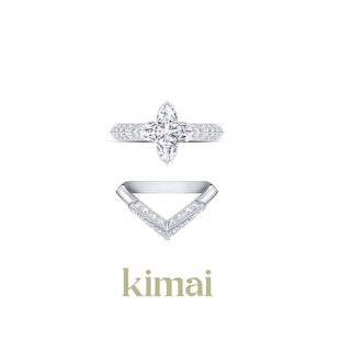 「繁星」Kimai星星钻戒指S925银镶钻女原创设计小众轻奢简约气质