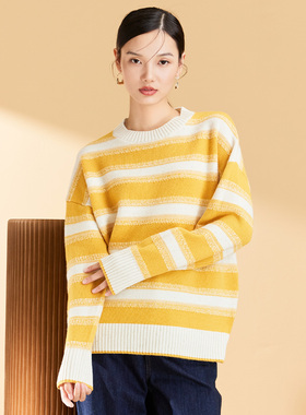 SPRING BAMBOO/春竹2025秋冬新款圆领羊毛小香风开衫毛衣短外套