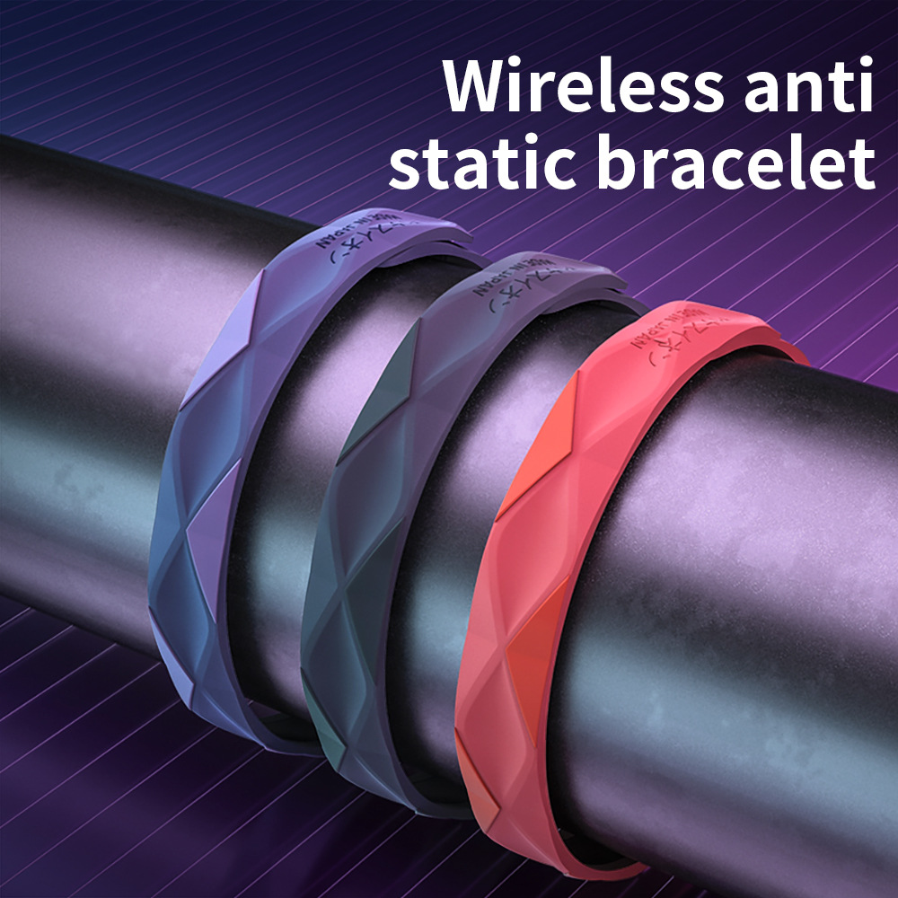 【新品】无线防静电手环运动户外手腕带防水能量手链手镯饰品日文