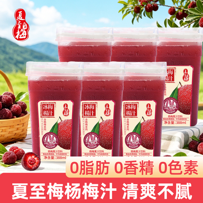 夏至梅杨梅汁388ml网红果汁饮料