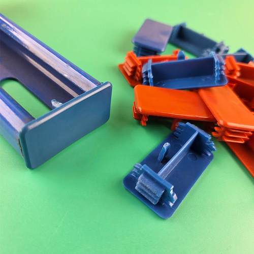 C型钢塑料阻流塞封口邉盖堵帽盖光伏抗震支架护口托 托臂支架端盖