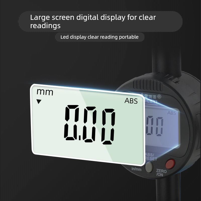 爱测易数显深度计百千分表高度计高精度深度千分尺高度深度测量仪