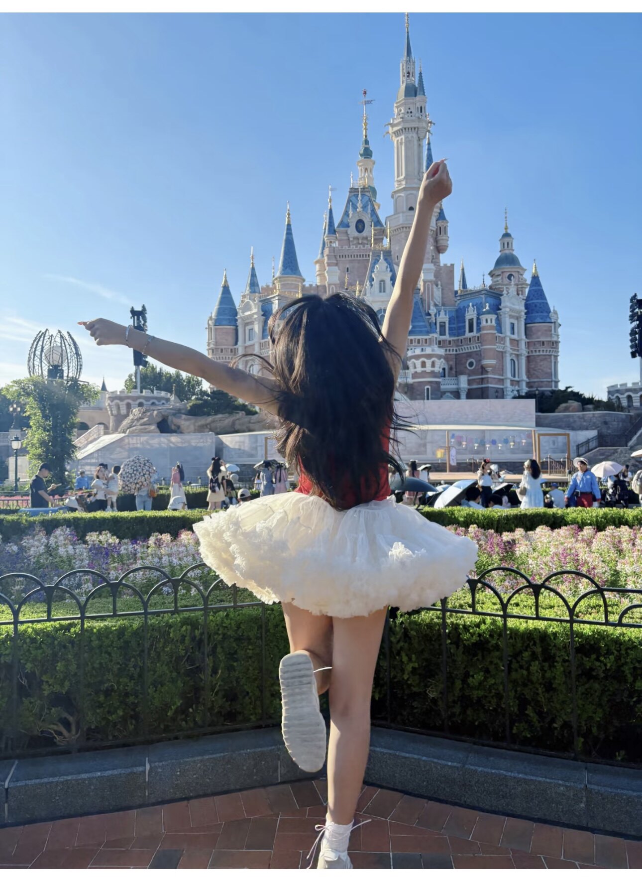 莫希衣集 成人白色TUTU裙大人凸凸裙蓬蓬裙少女公主风网纱半身裙