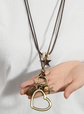 女民族风复古百搭项链