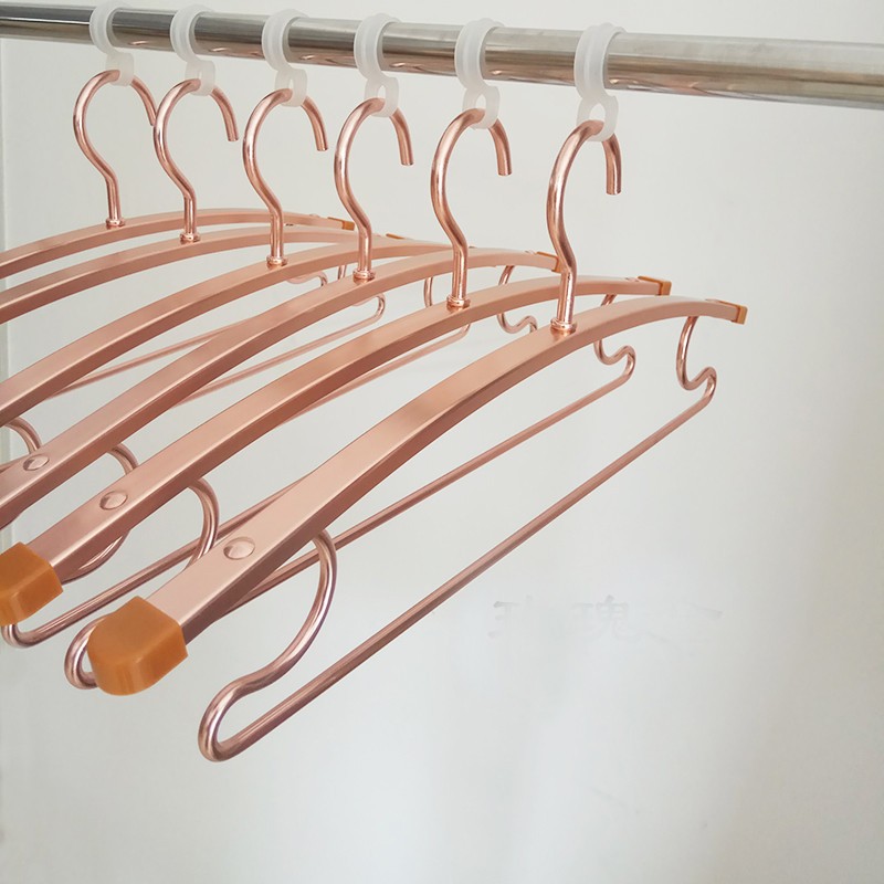 【精品】好太空铝衣架家用挂衣太太阳台铝合金晾衣架衣挂防滑衣服