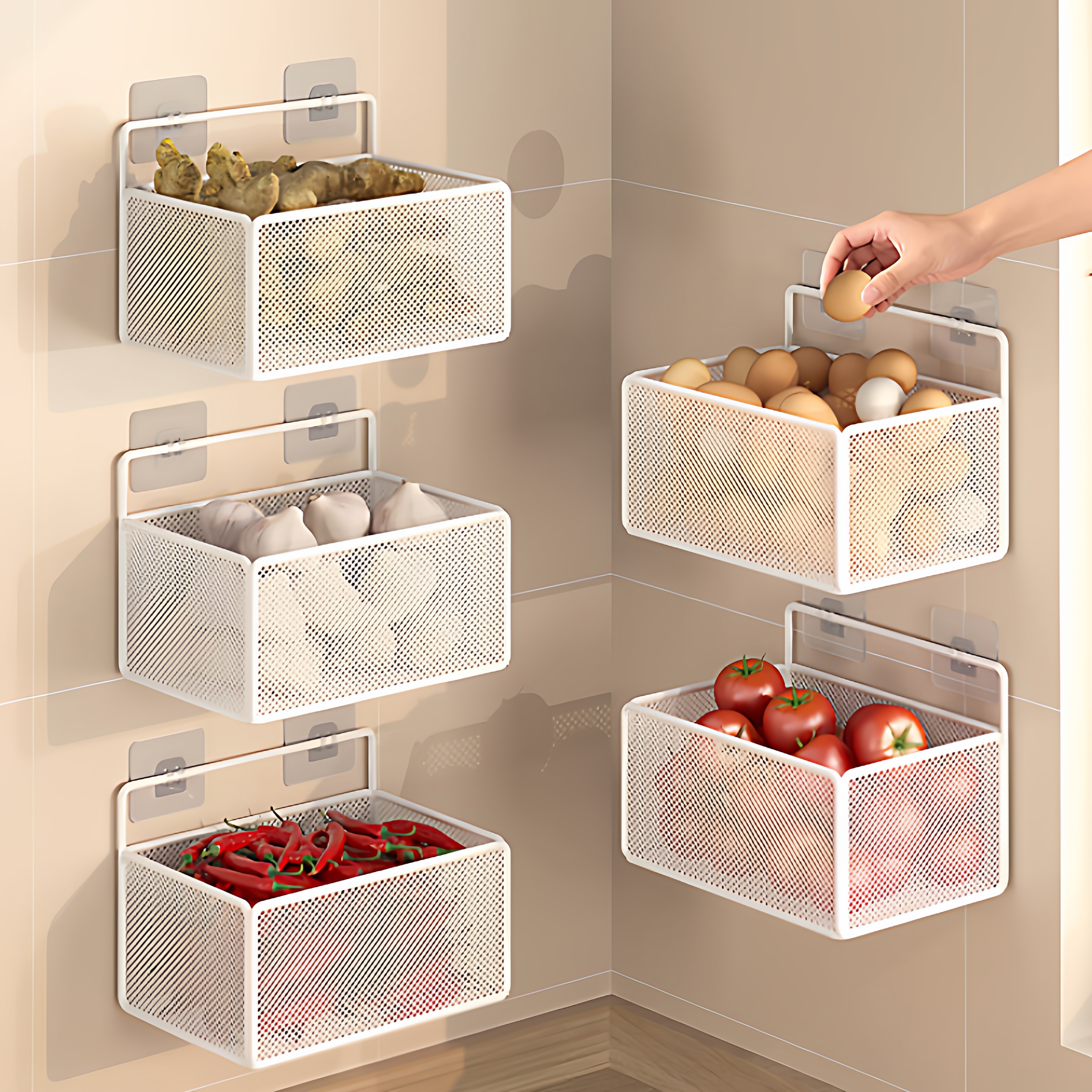 厨房置物架多功能收纳盒