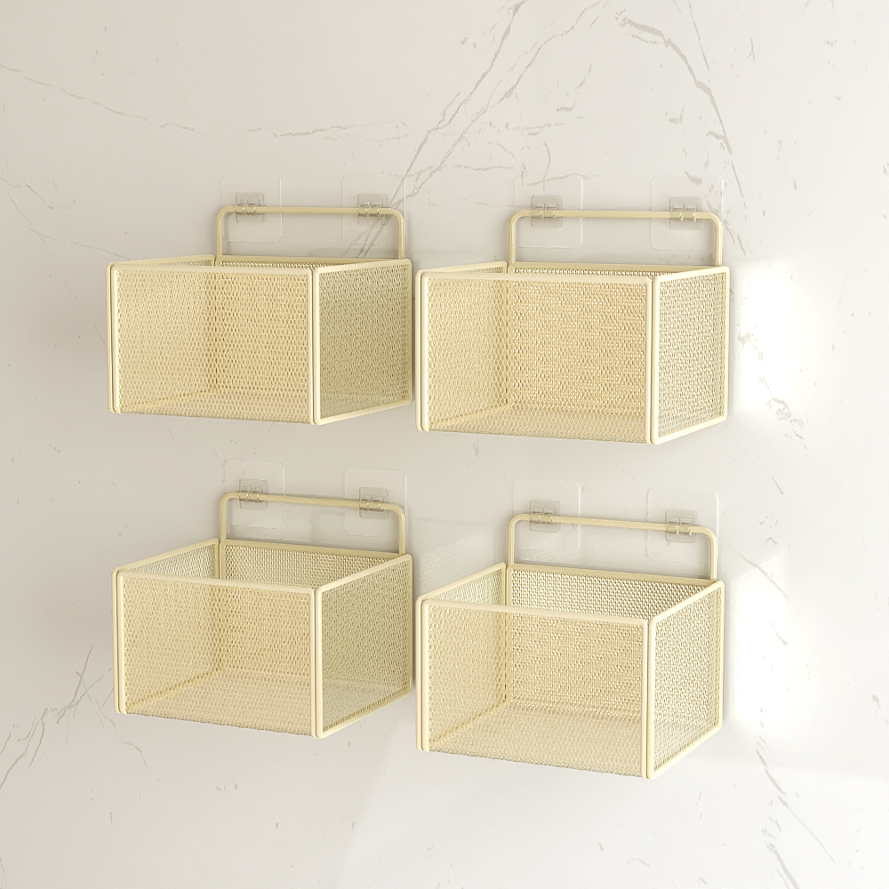 墙上置物架大学生宿舍床头床上挂篮壁挂墙面寝室收纳筐免打孔好物