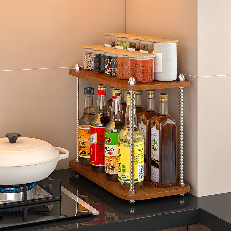 厨房灶台台面调料品收纳