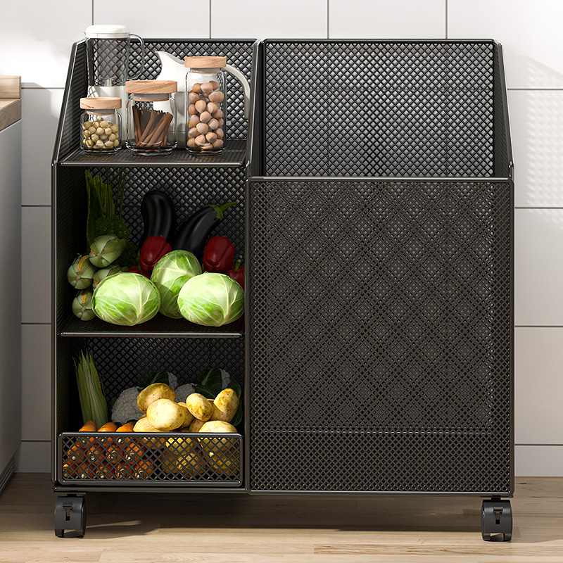 蔬菜篮子厨房置物架小推车储菜筐