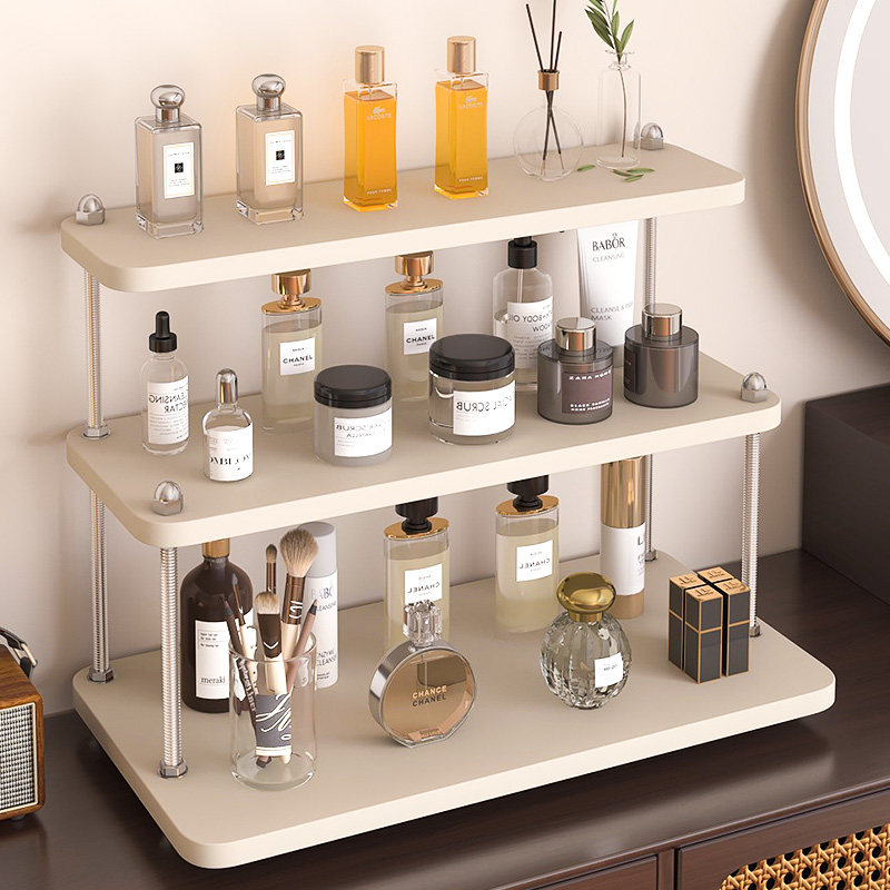 化妆品收纳盒台面口红展示架小型美妆架香水分层置物架桌面摆放架,收纳整理,桌面收纳盒,淘宝优惠券,粉丝福利购,淘宝优惠卷