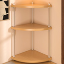 转角置物架角柜桌面书架书桌上多层三角拐角墙角杂物收纳储物架子