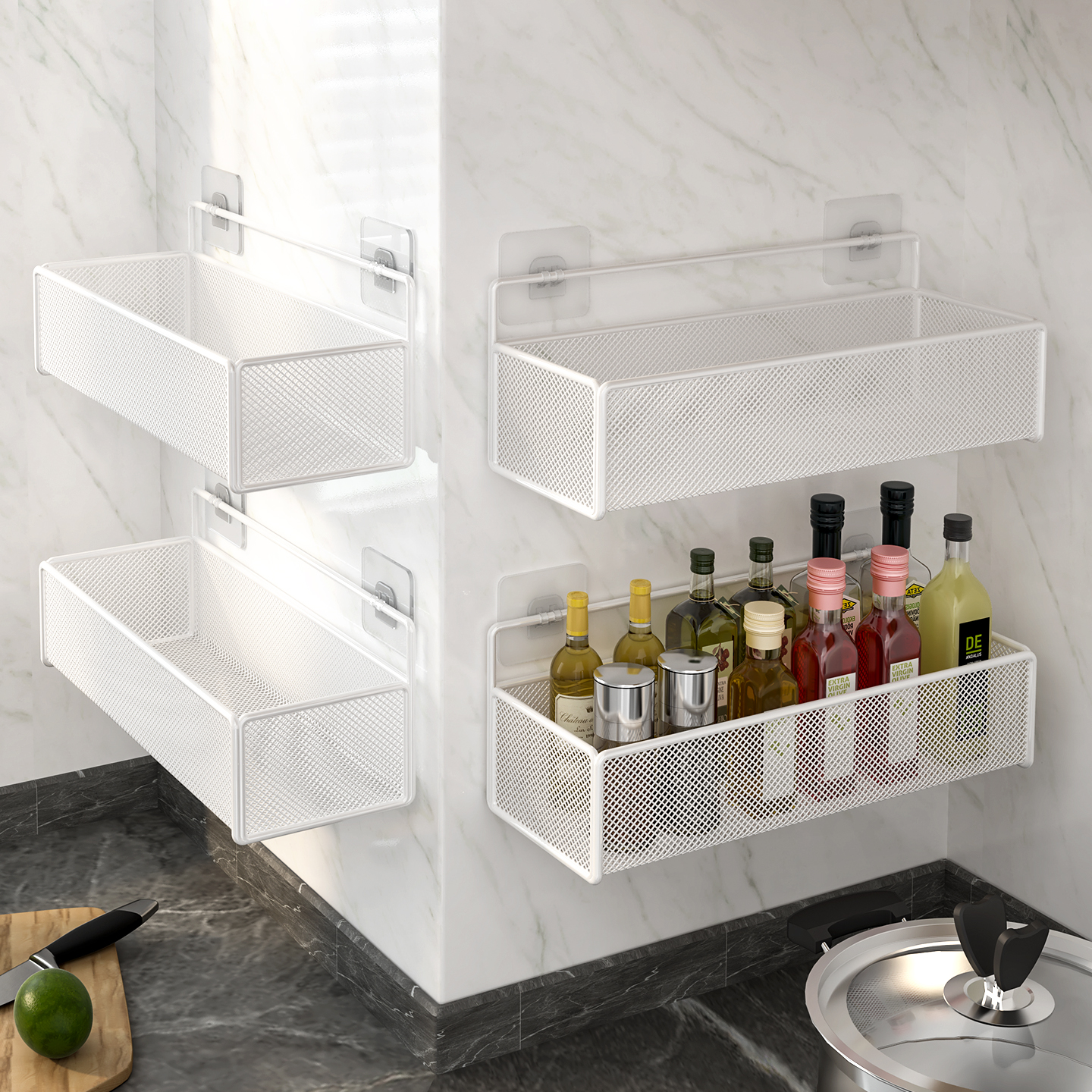 厨房置物架子油盐酱醋收纳