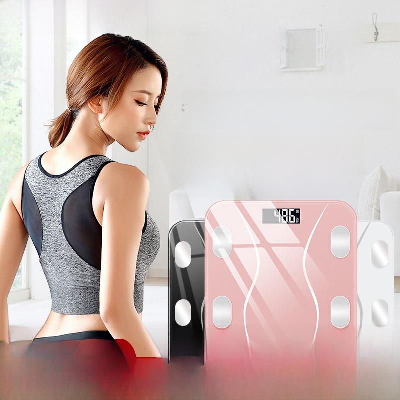 KAISO/凯索体脂秤家用精准智能体重秤小型宿舍充电学生女生测脂肪