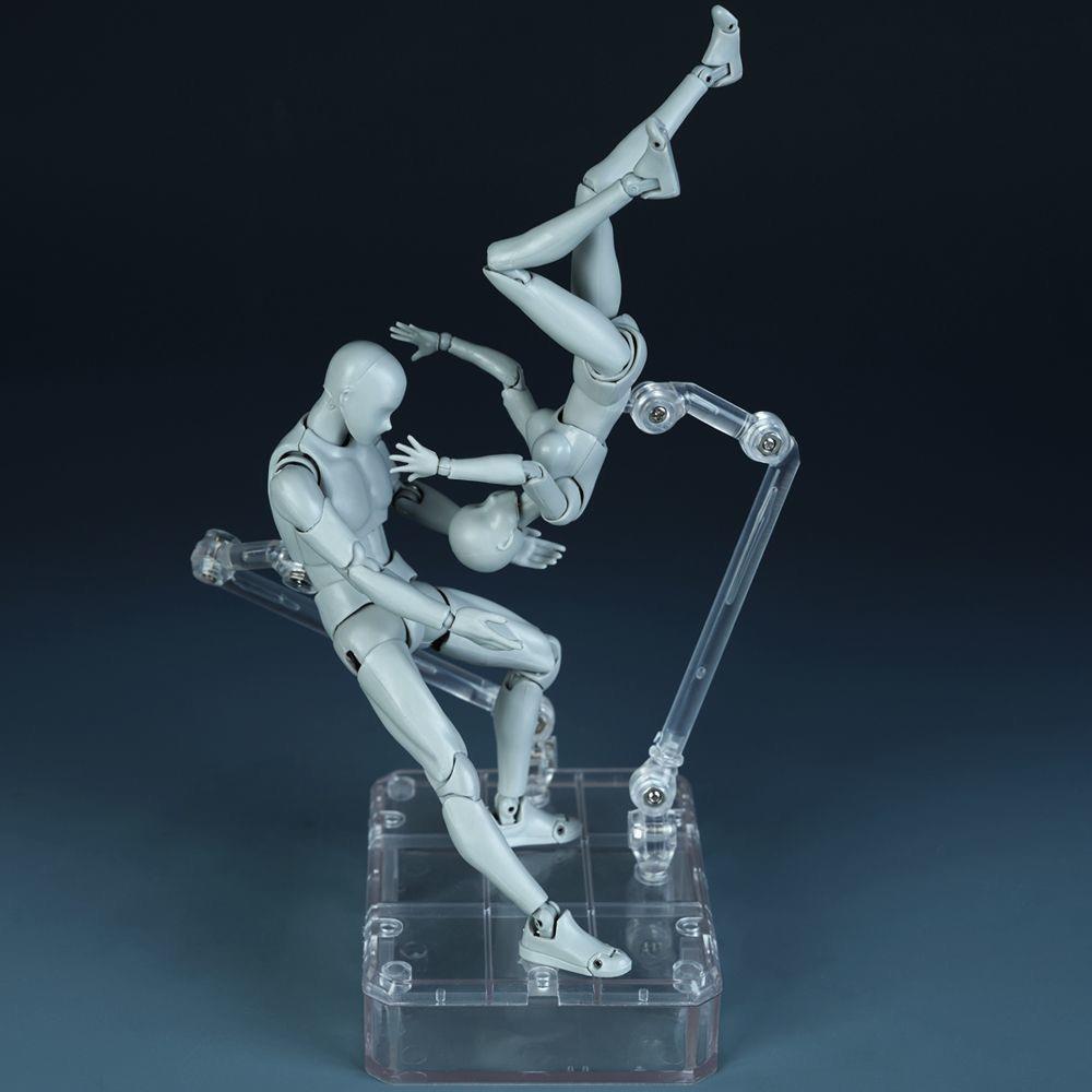 figma可动人体模型 shf素体美术生辅助绘画素描参考人偶手办手模