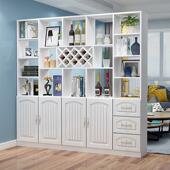 屏风隔断柜客厅酒柜靠墙入户玄关柜鞋 柜收纳柜一体进门遮挡间厅柜