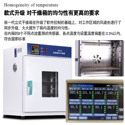 电热恒温鼓风干燥箱工业烘箱商用高温烤箱老化实验室烘干机试验箱