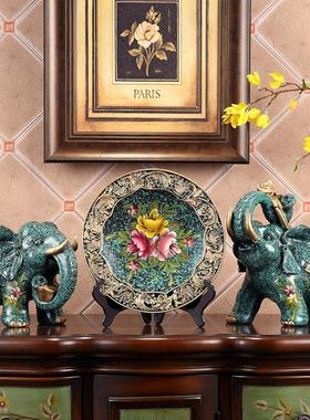 大象摆饰招财风水象乔迁新居客厅茶几电视柜摆设开 业结婚礼品摆