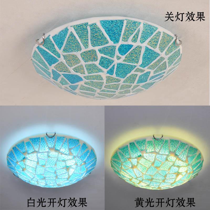 地中海吸顶灯过道室外走廊卧室灯大门门前门厅户外阳台灯入户玻璃