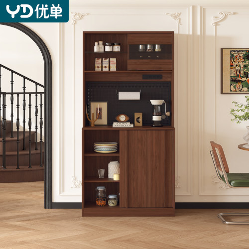 新款实木餐边柜一体柜子小边柜