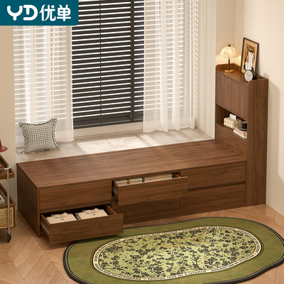 榻榻米床储物床飘窗拼接床