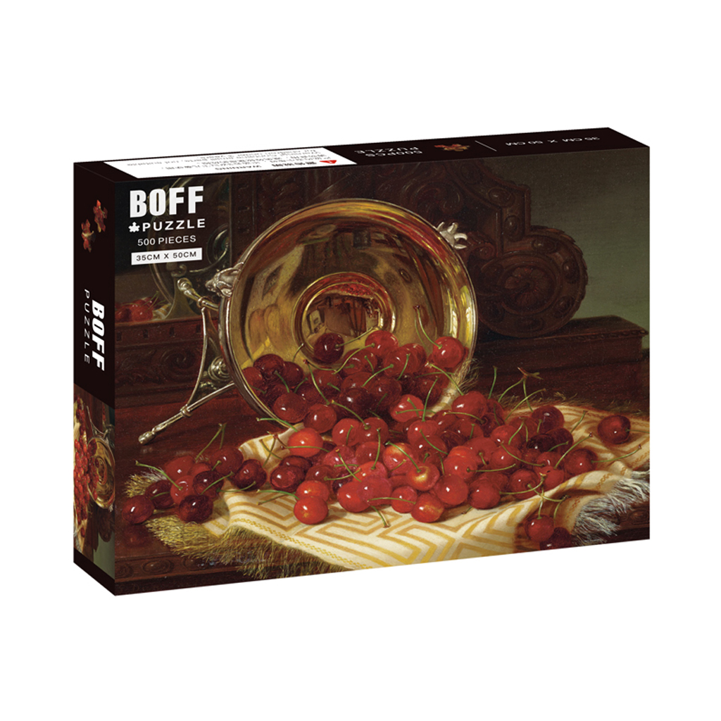 BOFF车厘子500片艺术油画拼图