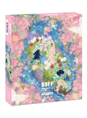 BOFF晚棠渡春风1000片可爱拼图装饰成人高难度超难女生情侣礼物