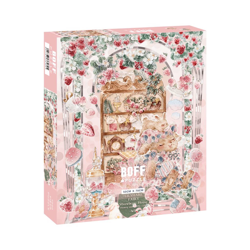 BOFF草莓屋的我们1000洛可可拼图成人高难度解压玩具女生情侣礼物