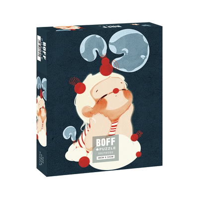 BOFF问号500片情绪可爱洛可可插画小众装饰画拼图难度解压女生潮