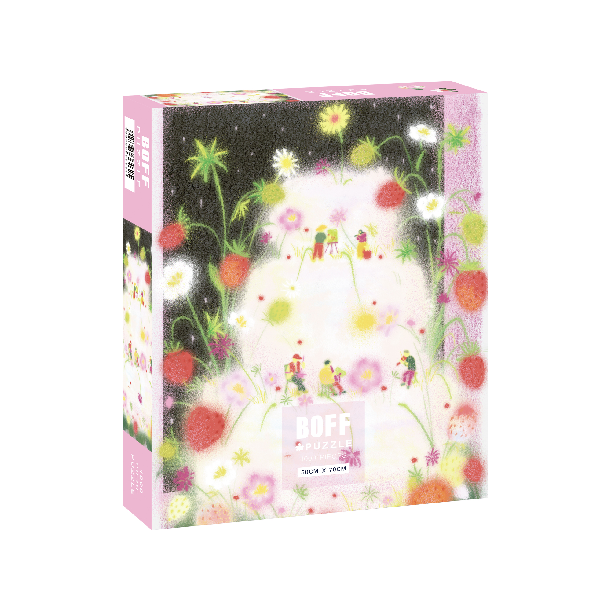 BOFF草莓蛋糕1000片生日礼物装饰玄关拼图成人高难度解压玩具男女