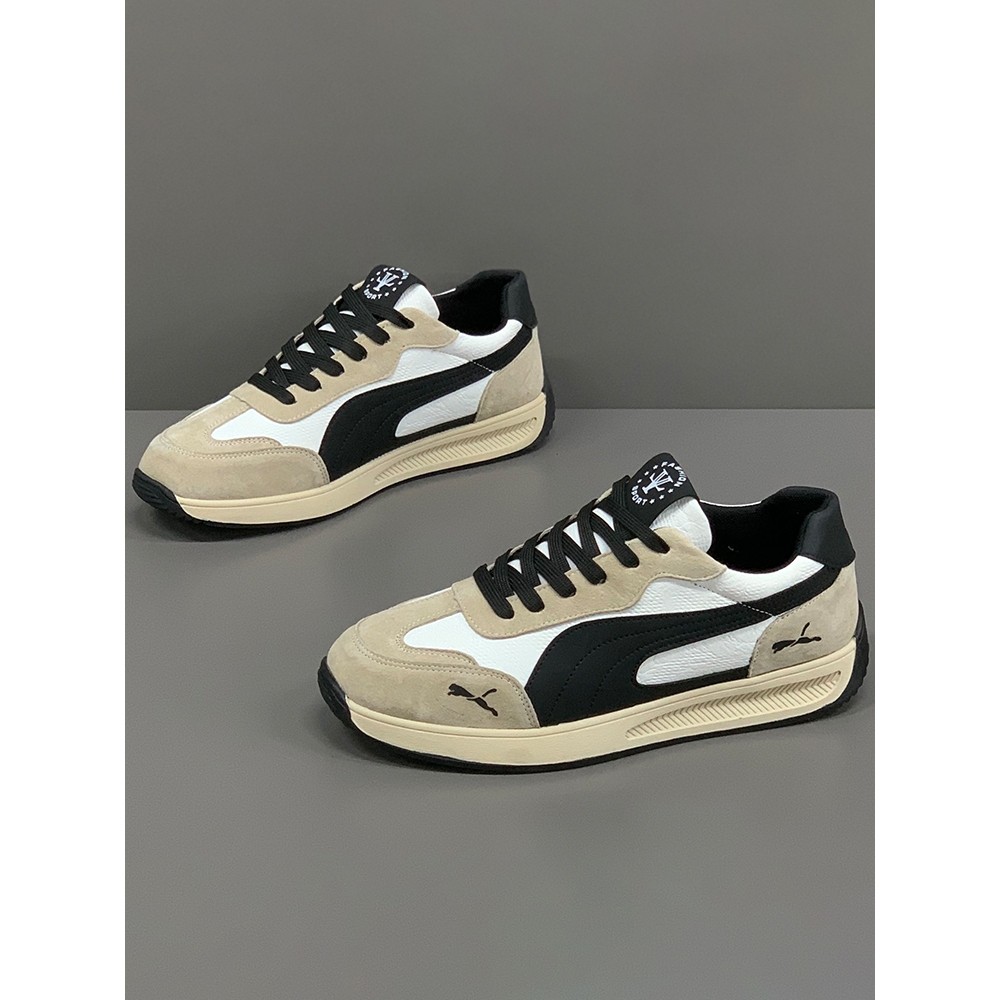 正品牌官方潮男鞋夏季新款复古低帮鞋百搭阿甘鞋轻便软底运动休闲