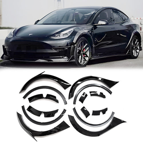 19-23款Model3宽体改装轮眉