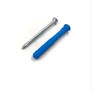 纯尼龙美固钉敲击式膨胀螺钉木龙骨专用锚栓地板钉10X8010X100