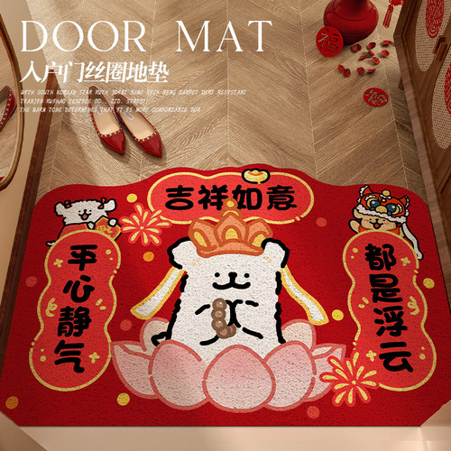 2025新款入户地垫脚垫卡通丝圈