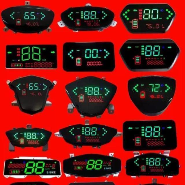 电动车仪表显示屏支持蓝德控制器一线通液晶LED显示器改装仪表盘