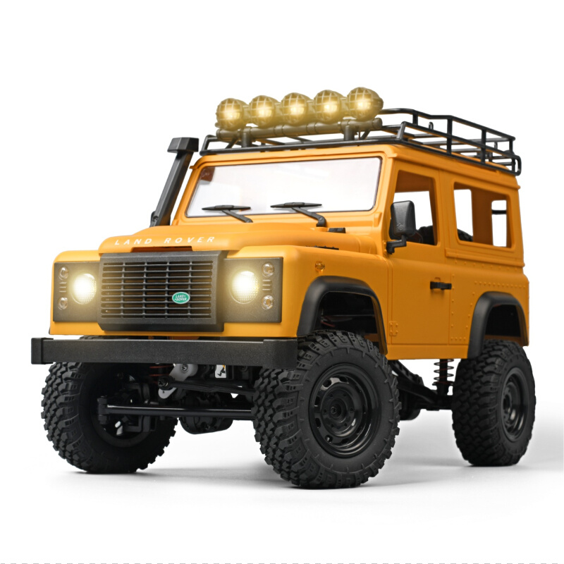 莽牛MN98 全比例带车顶灯四驱攀爬卫士二代升级版 RC CAR 遥控车
