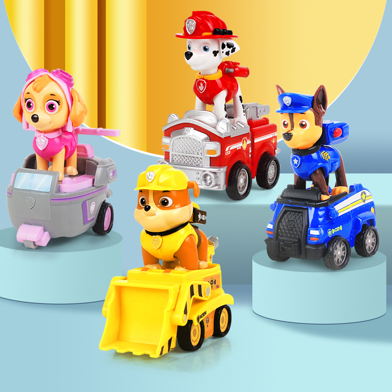 正版儿童汪汪队立大功玩具全套救援队阿奇毛毛莱德队长狗狗旺旺队