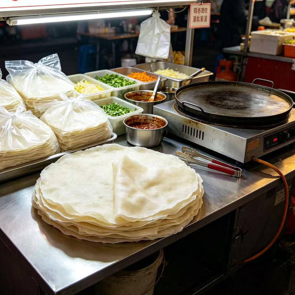 【顺丰包邮】商用徐州烫面水烙馍薄饼春饼煎饼卷肉筋家用摆摊小吃