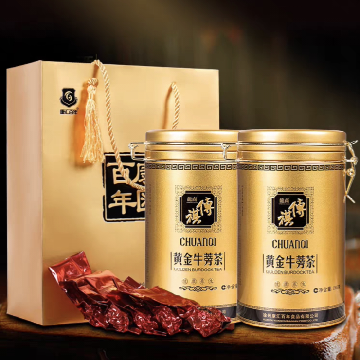 黄金牛蒡茶徐州特产礼盒255g