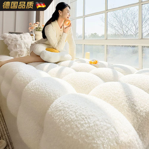 小雪球飘窗垫奶油风四季款加厚