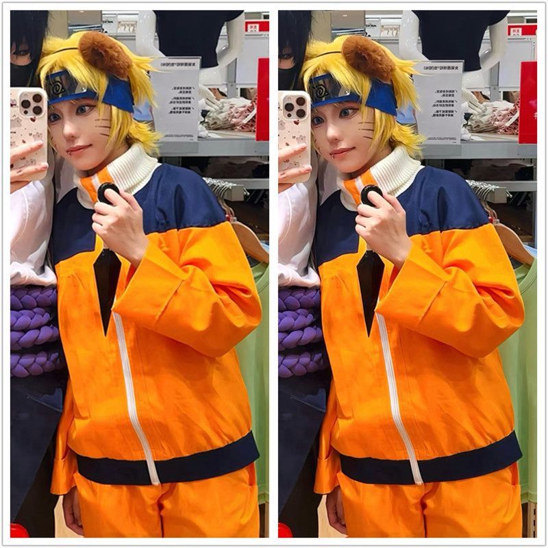 旋涡鸣人cos服幼年火影忍者疾风传cosplay服装动漫二次元动漫服